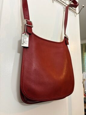 Coach Red Small Hippie Flap (9135)
